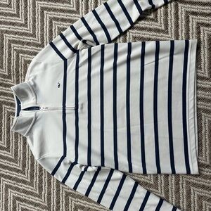 Vineyard Vines Navy and White Pullover